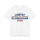 LGBTQ+ for Amy Klobuchar for President Campaign T-Shirt 2028