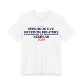 Reproductive Freedom Fighters for Andy Beshear for President Campaign T-Shirt 2028