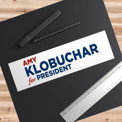 Amy Klobuchar for President Bumper Sticker — Political Campaign Sticker