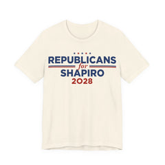 Republicans for Josh Shapiro for President Campaign T-Shirt 2028