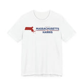 Massachusetts for Kamala Harris for President Campaign T-Shirt 2028