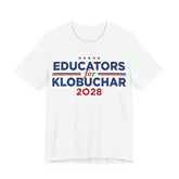 Educators for Amy Klobuchar for President Campaign T-Shirt 2028