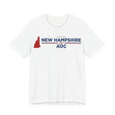 New Hampshire for AOC for President Campaign T-Shirt 2028