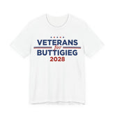 Veterans for Pete Buttigieg for President Campaign T-Shirt 2028