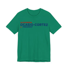 Alexandria Ocasio-Cortez AOC for President Campaign T-Shirt 2028