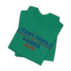 Military Families for Kamala Harris for President Campaign T-Shirt 2028