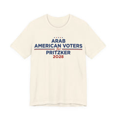Arab American Voters for J.B. Pritzker for President Campaign T-Shirt 2028