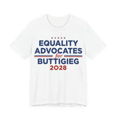 Equality Advocates for Pete Buttigieg for President Campaign T-Shirt 2028