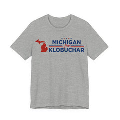Michigan for Amy Klobuchar for President Campaign T-Shirt 2028