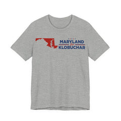 Maryland for Amy Klobuchar for President Campaign T-Shirt 2028