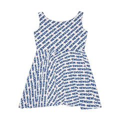 Gavin Newsom Skater Dress – Political Graphic Sleeveless Dress for Progressive Style