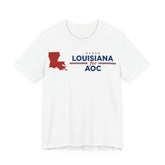 Louisiana for AOC for President Campaign T-Shirt 2028