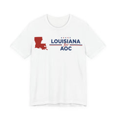 Louisiana for AOC for President Campaign T-Shirt 2028