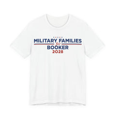 Military Families for Cory Booker for President Campaign T-Shirt 2028