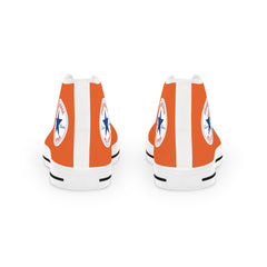 Orange Prideverse Men's High Top Sneakers