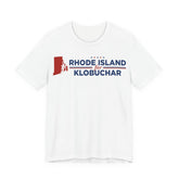 Rhode Island for Amy Klobuchar for President Campaign T-Shirt 2028