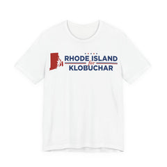 Rhode Island for Amy Klobuchar for President Campaign T-Shirt 2028