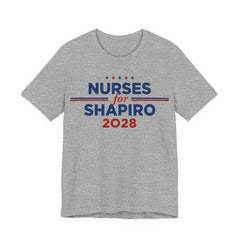 Nurses for Josh Shapiro for President Campaign T-Shirt 2028