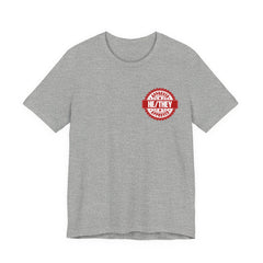 He/They Approved Stamp T-Shirt | Bella+Canvas 3001 Pronoun Graphic Tee