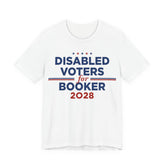 Disabled Voters for Cory Booker for President Campaign T-Shirt 2028