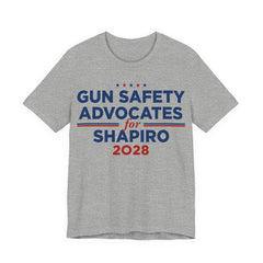 Gun Safety Advocates for Josh Shapiro for President Campaign T-Shirt 2028