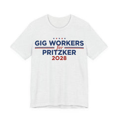 Gig Workers for J.B. Pritzker for President Campaign T-Shirt 2028