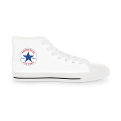 White Prideverse Men's High Top Sneakers
