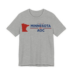 Minnesota for AOC for President Campaign T-Shirt 2028