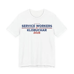 Service Workers for Amy Klobuchar for President Campaign T-Shirt 2028