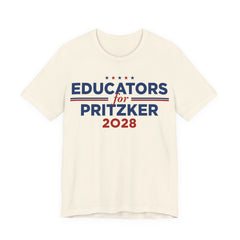Educators for J.B. Pritzker for President Campaign T-Shirt 2028