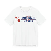 Michigan for Kamala Harris for President Campaign T-Shirt 2028