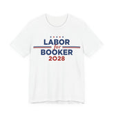 Labor for Cory Booker for President Campaign T-Shirt 2028