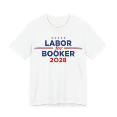 Labor for Cory Booker for President Campaign T-Shirt 2028