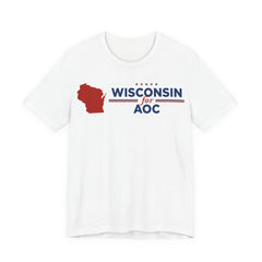 Wisconsin for AOC for President Campaign T-Shirt 2028