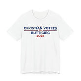 Christian Voters for Pete Buttigieg for President Campaign T-Shirt 2028