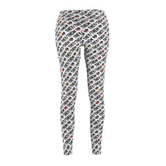 They/Them Pride Pattern Leggings | All-Over Print Pronoun Leggings