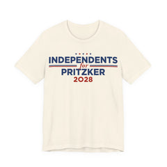 Independents for J.B. Pritzker for President Campaign T-Shirt 2028
