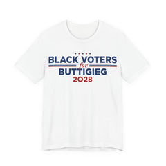 Black Voters for Pete Buttigieg Campaign T-Shirt for President 2028