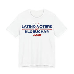 Latino Voters for Amy Klobuchar for President Campaign T-Shirt 2028