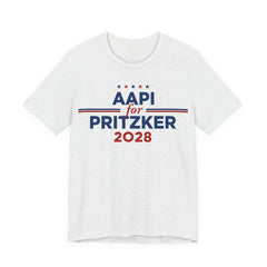AAPI Asian and Pacific Islanders for J.B. Pritzker for President Campaign T-Shirt 2028