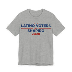 Latino Voters for Josh Shapiro for President Campaign T-Shirt 2028