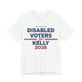 Disabled Voters for Mark Kelly for President Campaign T-Shirt 2028