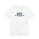 Alexandria Ocasio-Cortez AOC 2028 for President Campaign T-Shirt