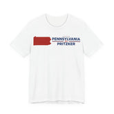 Pennsylvania for J.B. Pritzker for President Campaign T-Shirt 2028