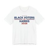 Black Voters for Kamala Harris Campaign T-Shirt for President 2028