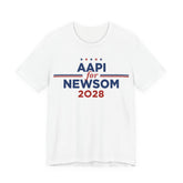 AAPI Asian American and Pacific Islander for Gavin Newsom Campaign T-Shirt for President 2028