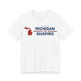 Michigan for Josh Shapiro for President Campaign T-Shirt 2028