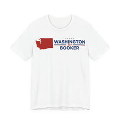 Washington for Cory Booker for President Campaign T-Shirt 2028