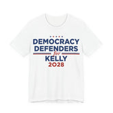 Democracy Defenders for Kelly 2028 T-Shirt | Bella+Canvas 3001 Political Graphic Tee