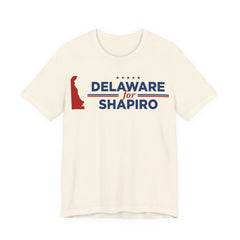 Delaware for Josh Shapiro for President Campaign T-Shirt 2028